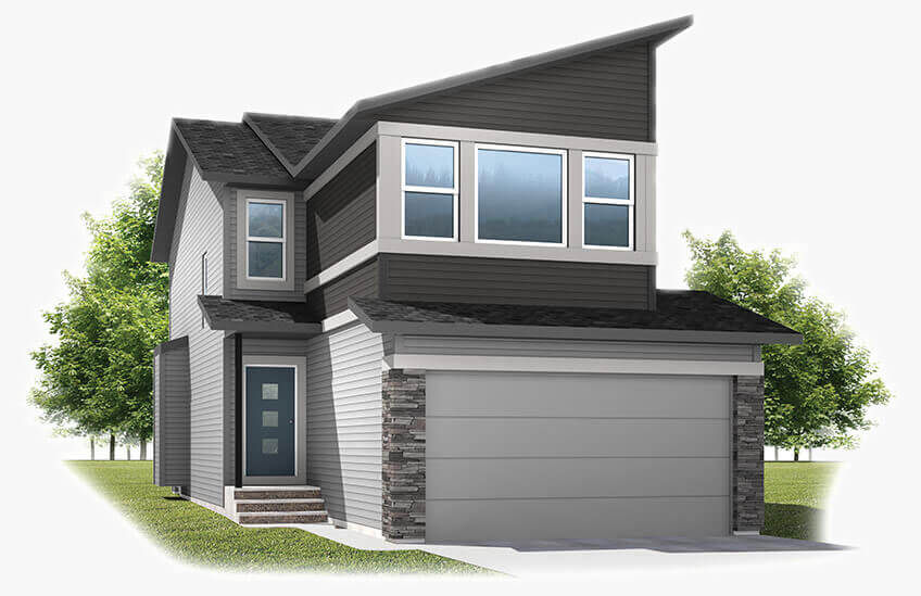 New Calgary Single Family Home Quick Possession Sandhurst 2 in Walden, located at 109 Walgrove Gardens SE Built By Cardel Homes Calgary