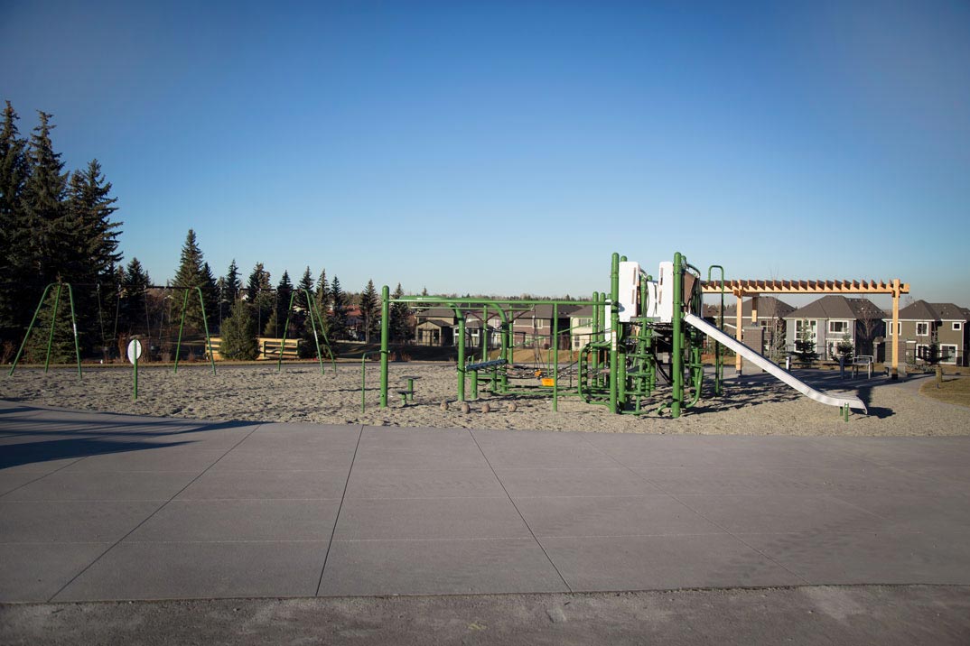 Shawnee Park playground developed by Cardel Homes Calgary