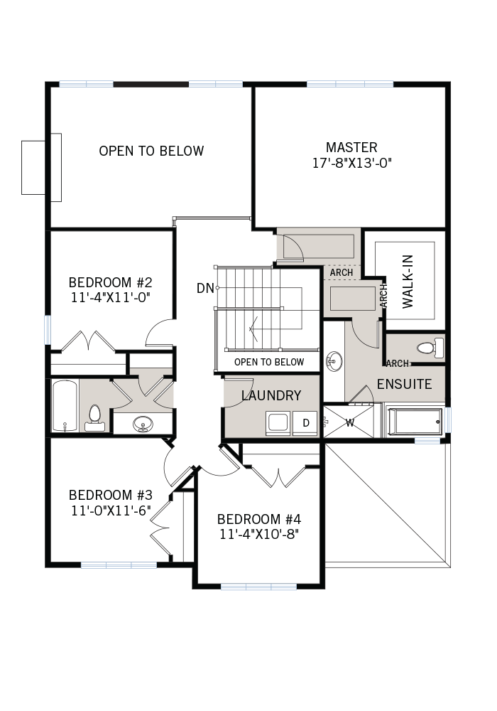 The Ridgecrest home upper floor quick possession in Richardson Ridge in Kanata, located at 263 Ketchikan Crescent (Lot 11) Ottawa Built By Cardel Homes
