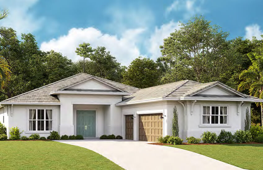 New Tampa Single Family Home Quick Possession Asher in Worthington, located at 4641 ANTRIM DRIVE, SARASOTA (LOT 11) Built By Cardel Homes 