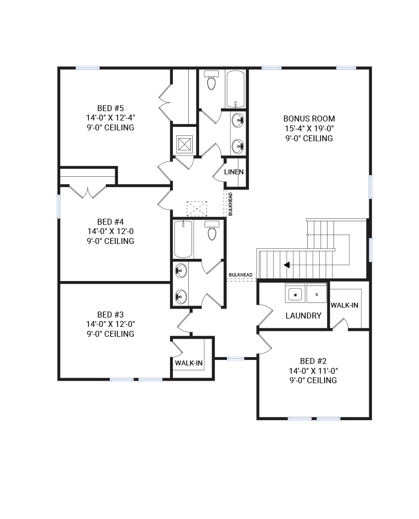 The Magnolia home upper floor quick possession in , located at 5768 Timber Meadow Way, St. Cloud, FL (Lot 132) Tampa Built By Cardel Homes