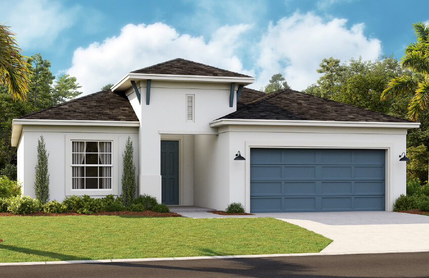 New Tampa Single Family Home Quick Possession Cypress in Prairie Oaks, located at 5780 Timber Meadow Way St. Cloud, FL (Lot 129) Built By Cardel Homes Tampa