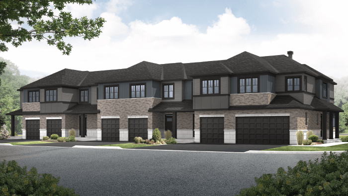 New Ottawa Single Family Home Quick Possession Alder Townhome in EdenWylde, located at 688 Taliesin Crescent, Stittsville (Unit 1382) Built By Cardel Homes 