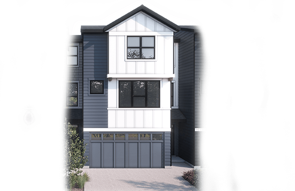 New Calgary Single Family Home Quick Possession Ascent Townhome in Shawnee Park, located at 827 Shawnee Terrace SW (Unit 30) Built By Cardel Homes Calgary