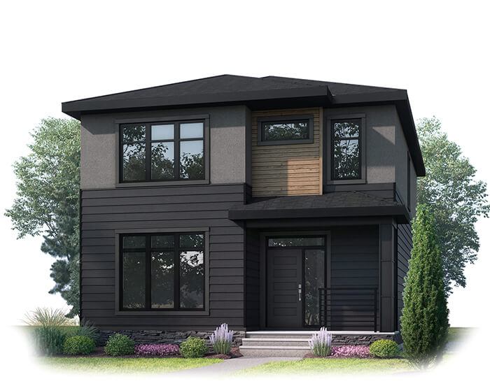 Pinnacle 2 new home in Alpine Park community in SW Calgary, AB, Cardel Homes built