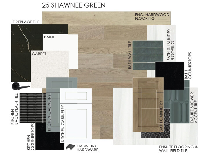 25 Shawnee Green Color Scheme
