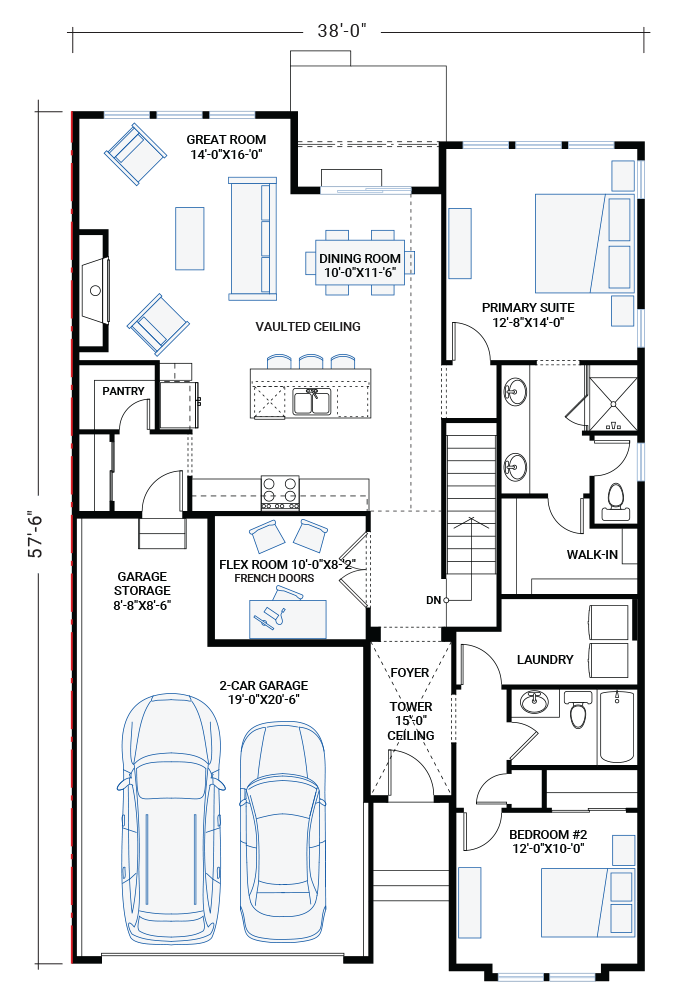 Willow move in ready home in Deer Creek community in Ken Caryl, CO, Cardel Homes built