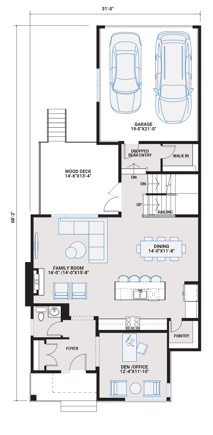 The Pinnacle home main floor quick possession in , located at 162 Alpine Drive SW Calgary Built By Cardel Homes