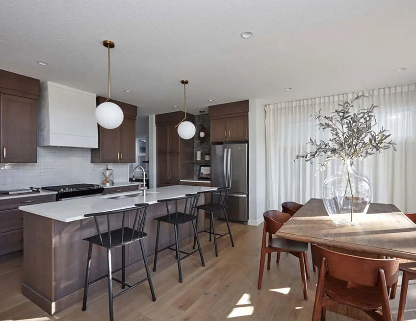 Bristol show home exterior in Shawnee Park Calgary