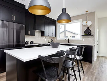 Eton show home exterior in Silverton Calgary