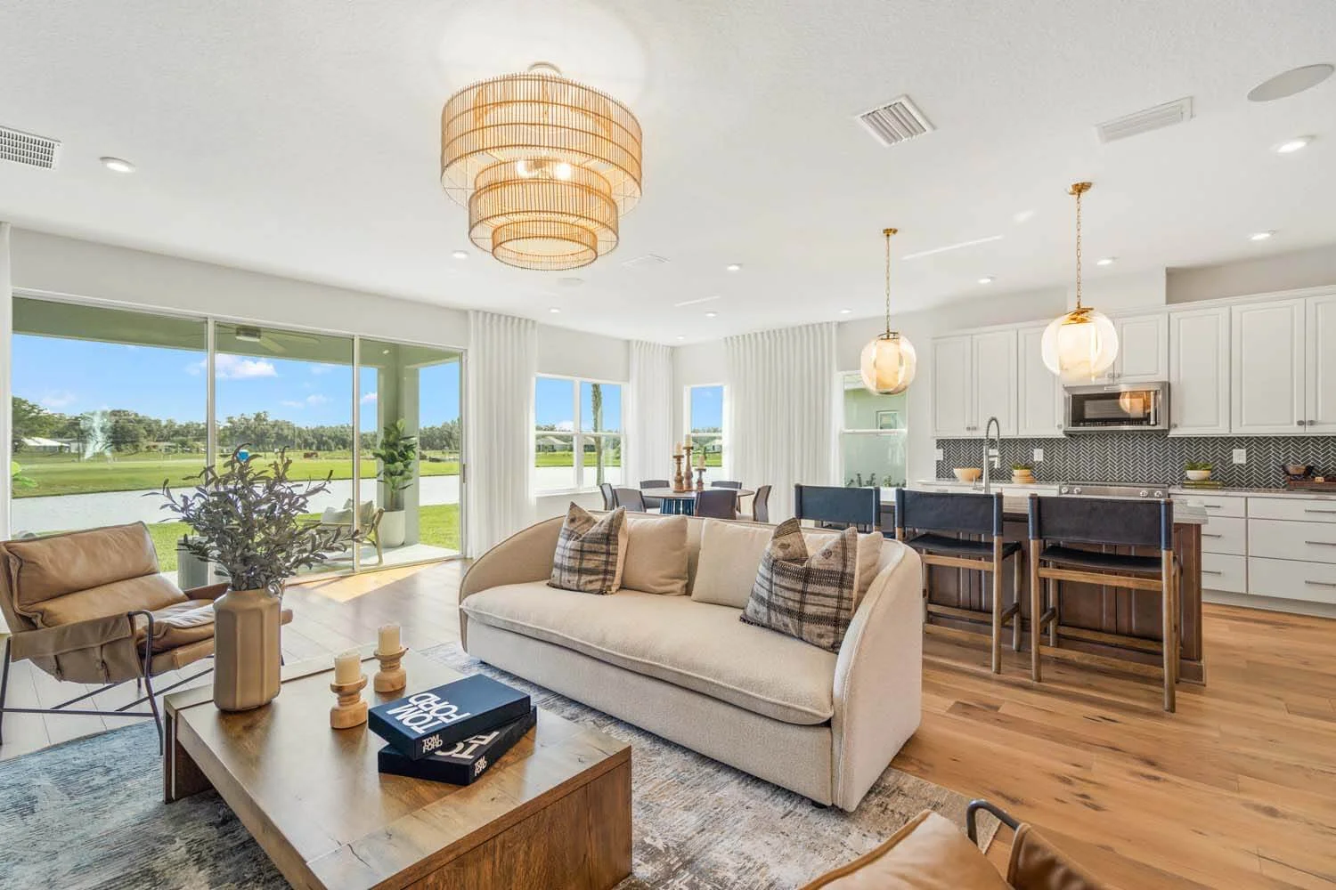 Brighton model home living room
