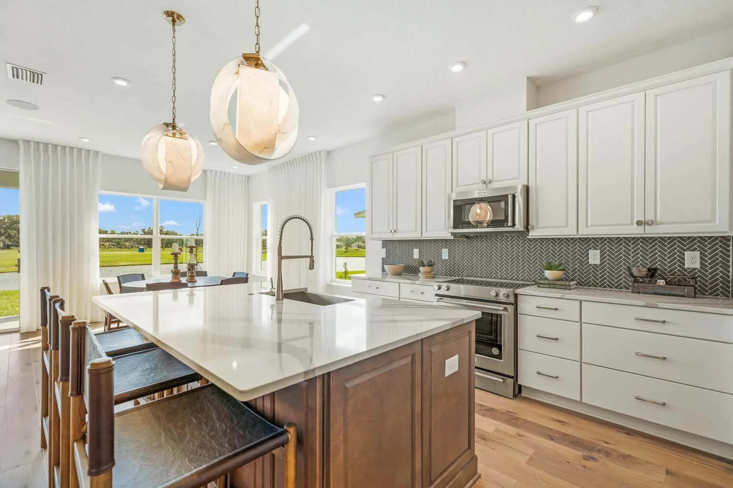 Brighton model home kitchen