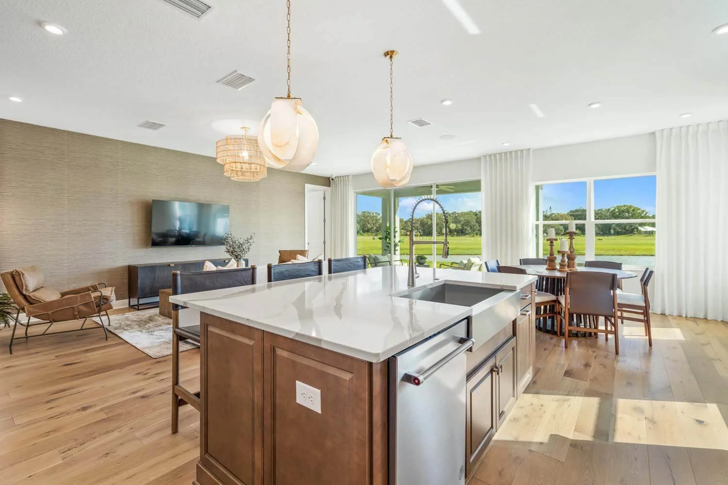 Brighton model home dining area