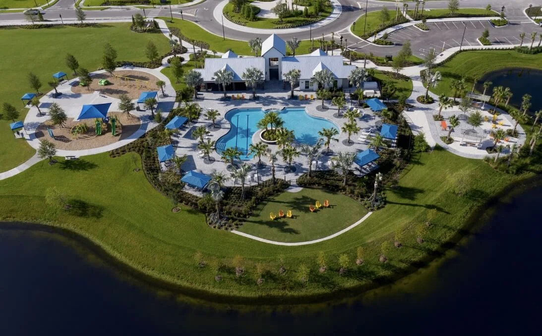 North River Ranch resort aerial view