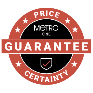 Metro One Price Guarantee Certainty Badge