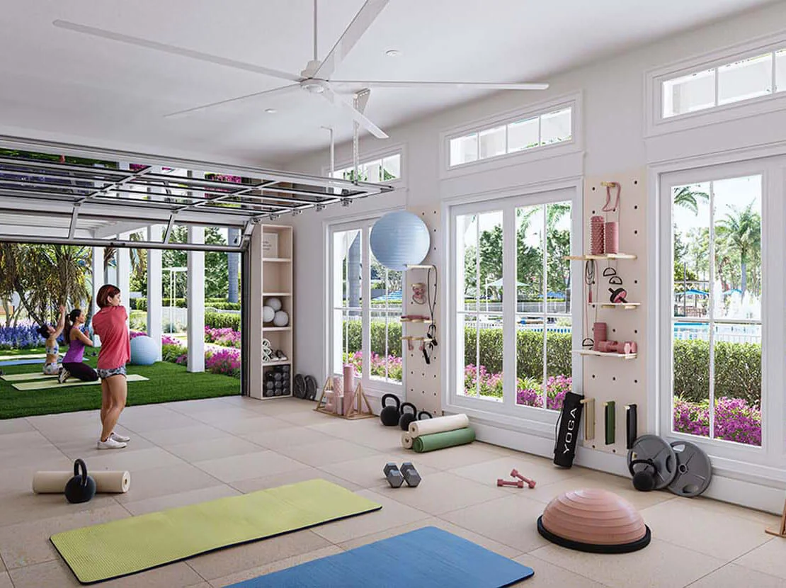 Fitness Center workout area