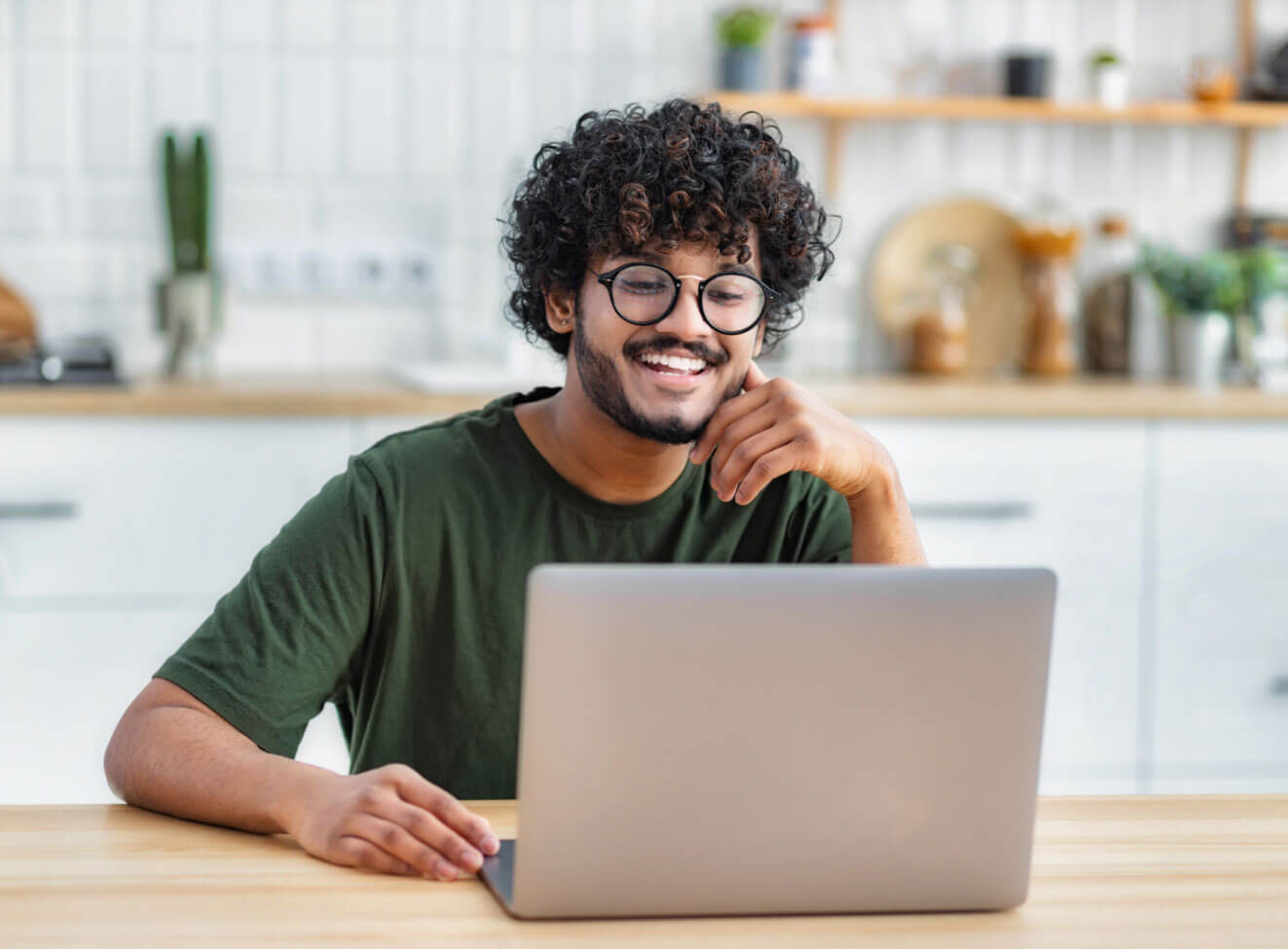 Man with laptop