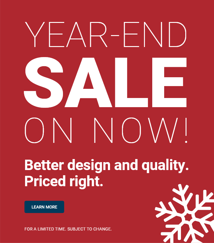 Year-end sale on now!