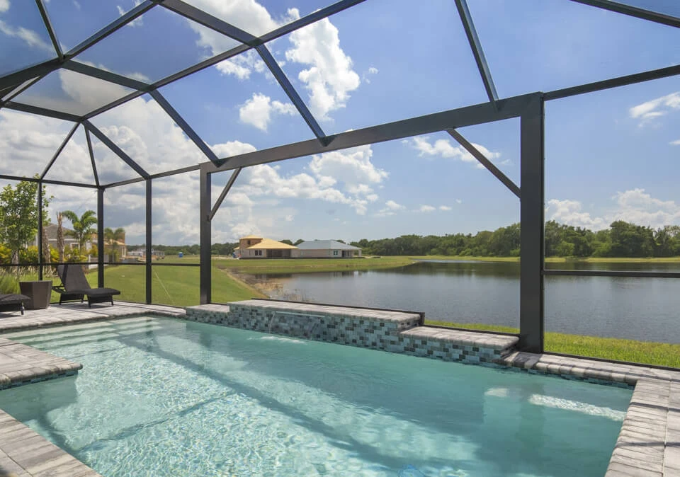 Cardel Homes Florida open concept living and dining room