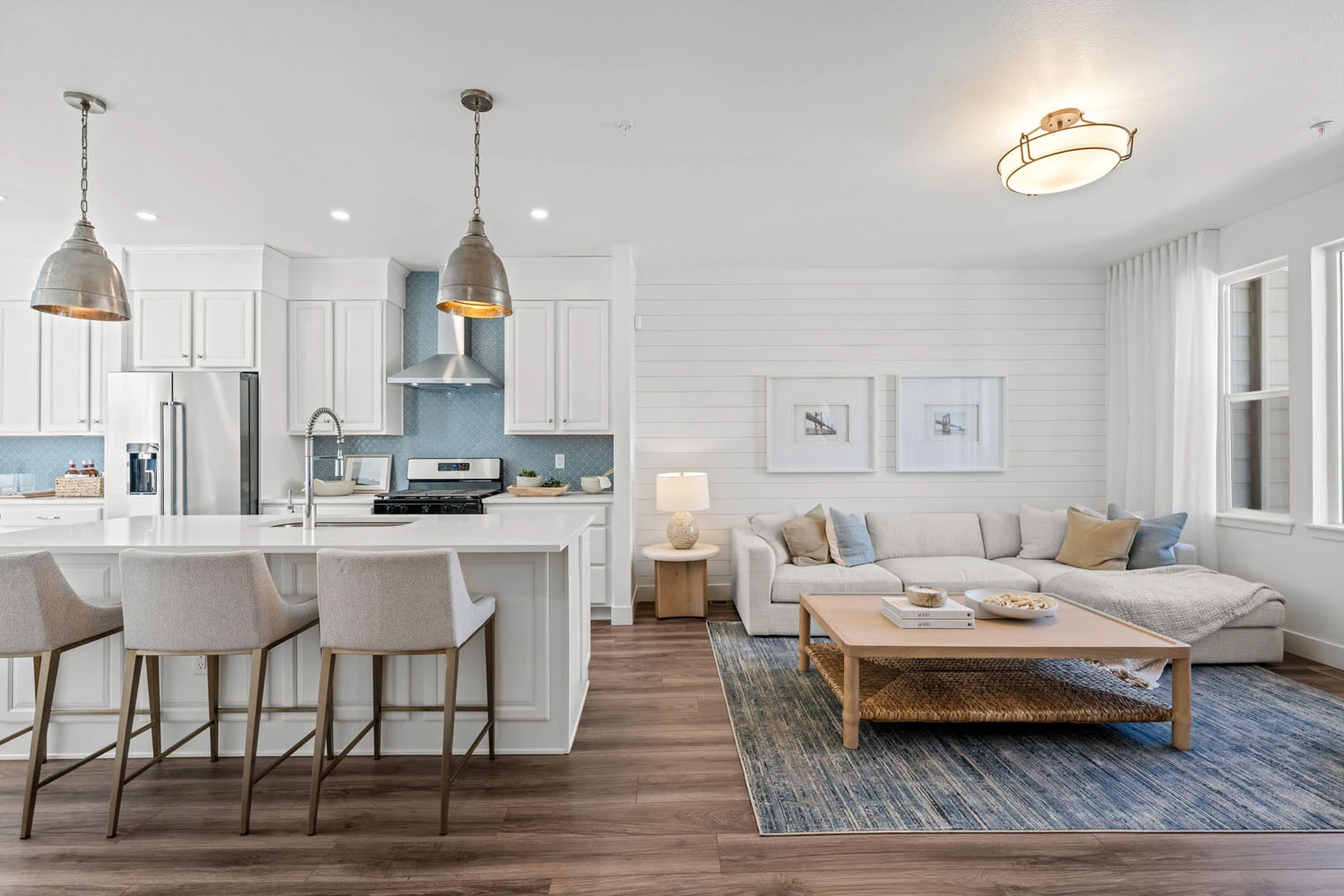 Preston model home interior view 1