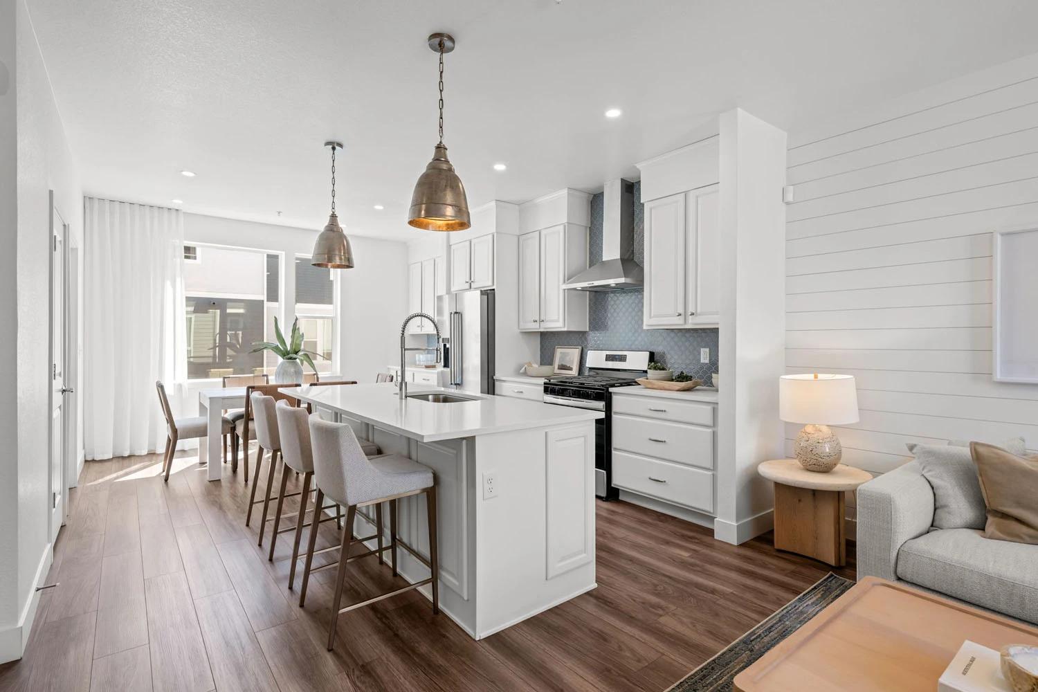Preston model home interior view 2