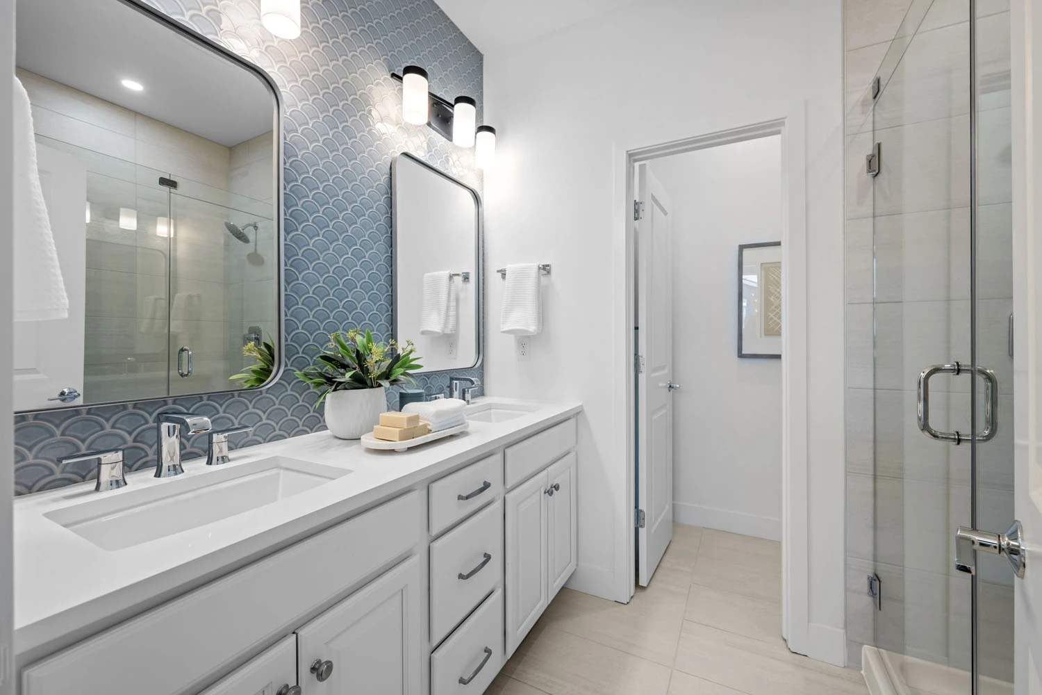 Preston model home interior view 8