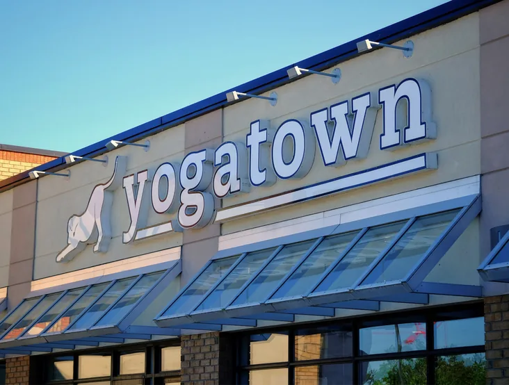 Yogatown studio storefront