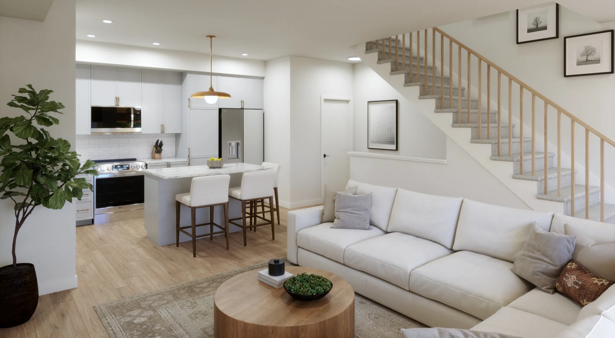 Azure Terrace Town - living room